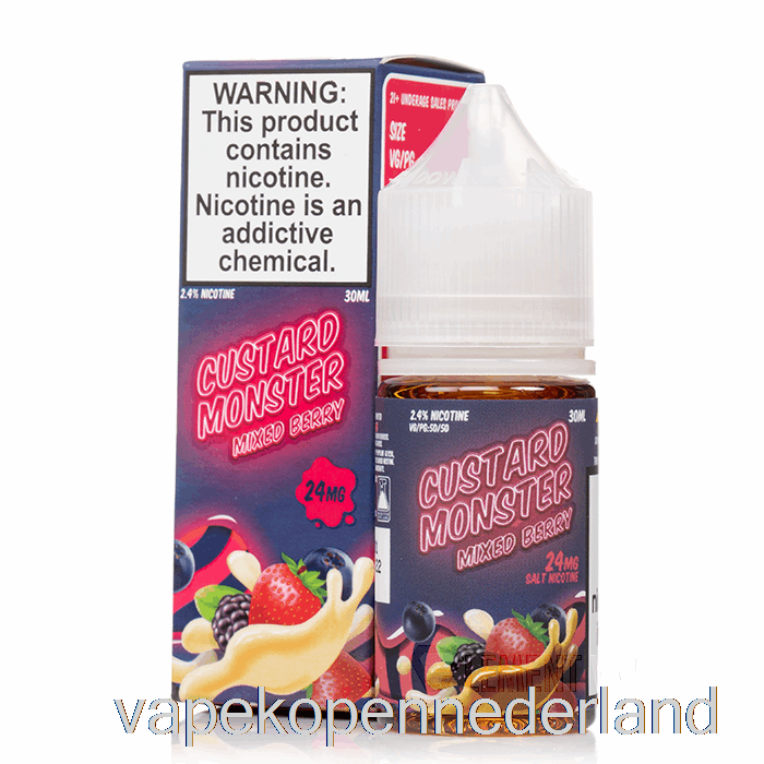 Elektronische Sigaret Vape Gemengde Bessen - Vla Monsterzouten - 30 Ml 48 Mg